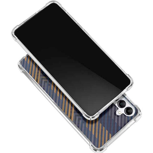 Retro Fall Pattern Galaxy A15 5G Clear Case