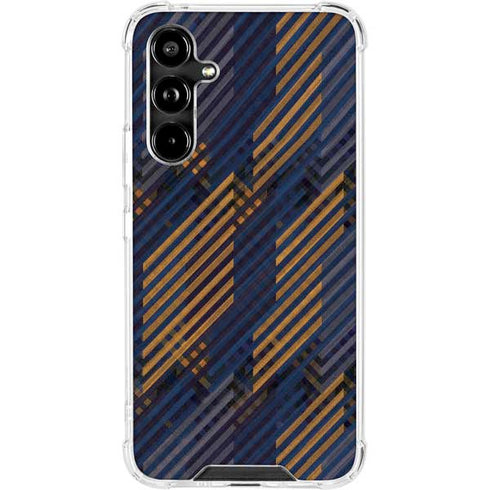 Retro Fall Pattern Galaxy A54 5G Clear Case