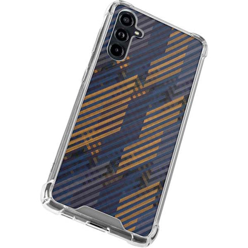 Retro Fall Pattern Galaxy A54 5G Clear Case