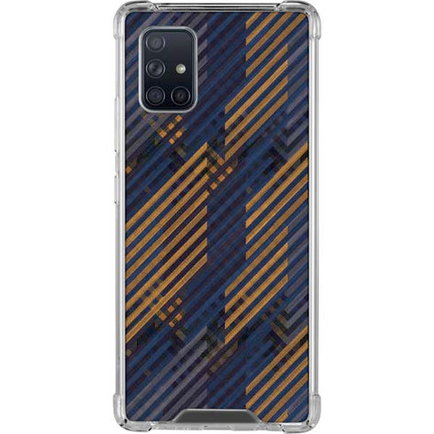 Retro Fall Pattern Galaxy A71 5G Clear Case