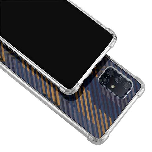 Retro Fall Pattern Galaxy A71 5G Clear Case