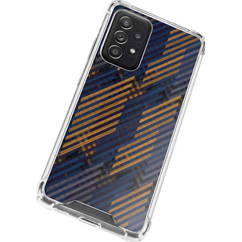 Retro Fall Pattern Galaxy A72 5G Clear Case