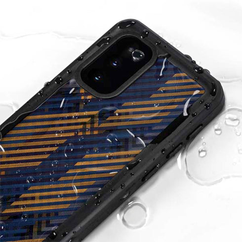 Retro Fall Pattern Galaxy S20 Waterproof Case