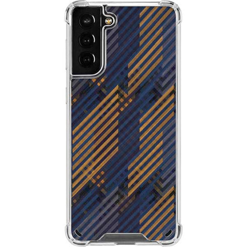 Retro Fall Pattern Galaxy S21 Plus 5G Clear Case