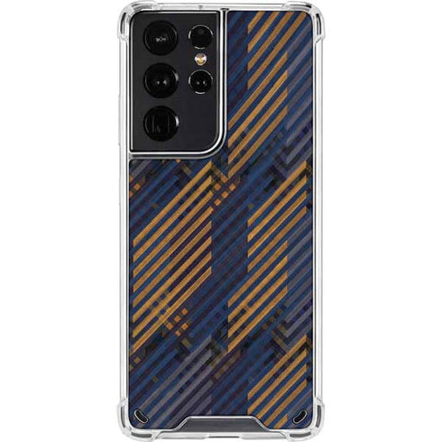 Retro Fall Pattern Galaxy S21 Ultra 5G Clear Case