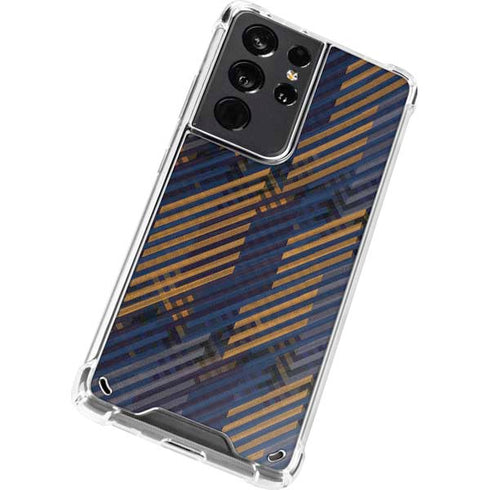 Retro Fall Pattern Galaxy S21 Ultra 5G Clear Case