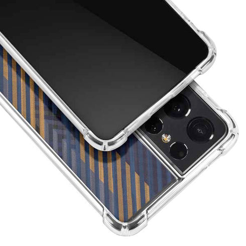 Retro Fall Pattern Galaxy S21 Ultra 5G Clear Case