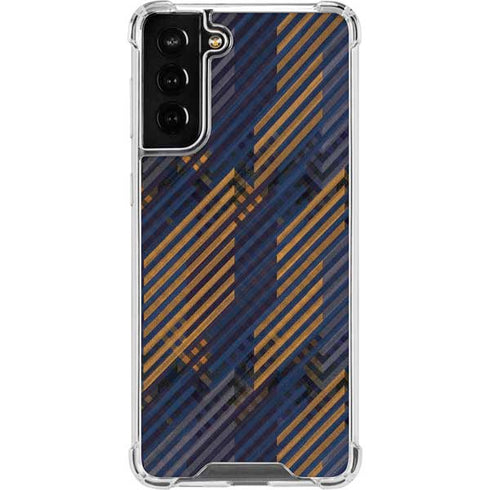 Retro Fall Pattern Galaxy S22 Plus Clear Case