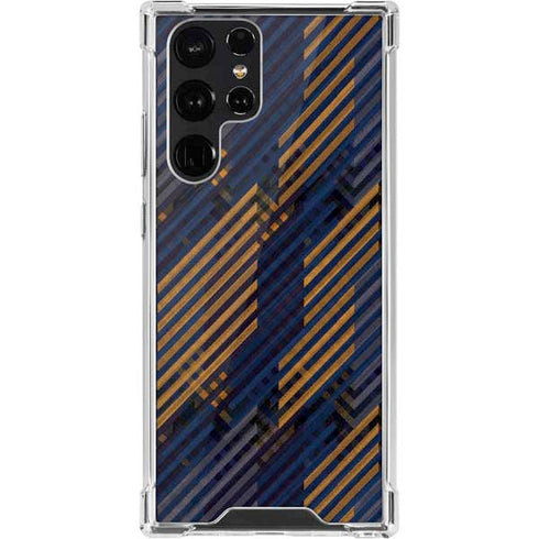 Retro Fall Pattern Galaxy S22 Ultra Clear Case