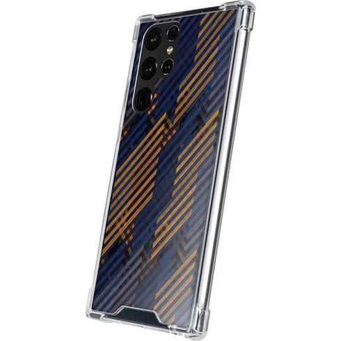 Retro Fall Pattern Galaxy S22 Ultra Clear Case