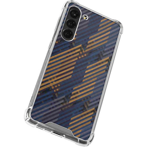 Retro Fall Pattern Galaxy S23 Plus Clear Case