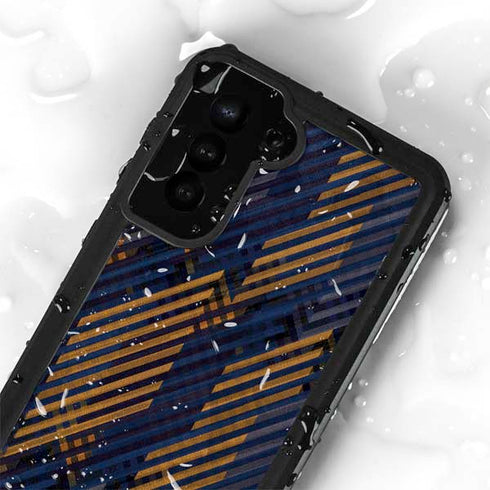 Retro Fall Pattern Galaxy S23 Plus Waterproof Case