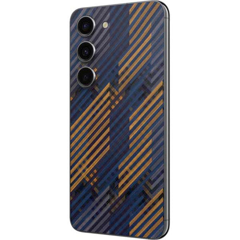 Retro Fall Pattern Galaxy S23 Skin