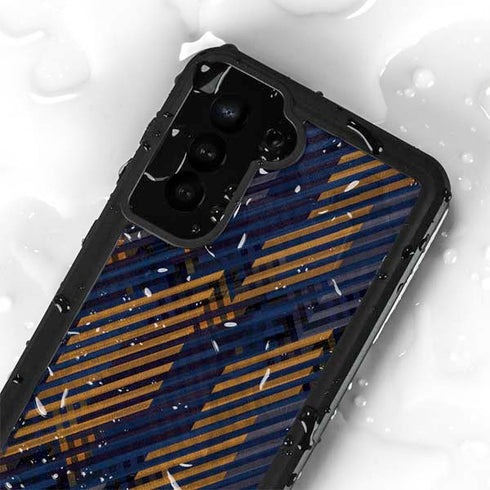 Retro Fall Pattern Galaxy S23 Waterproof Case