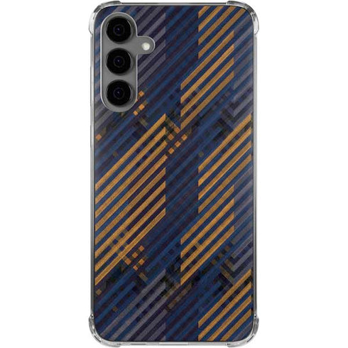 Retro Fall Pattern Galaxy S24 Plus Clear Case