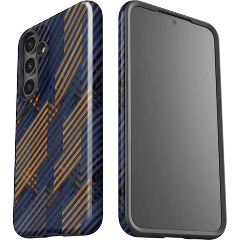 Retro Fall Pattern Galaxy S24 Plus Impact Case