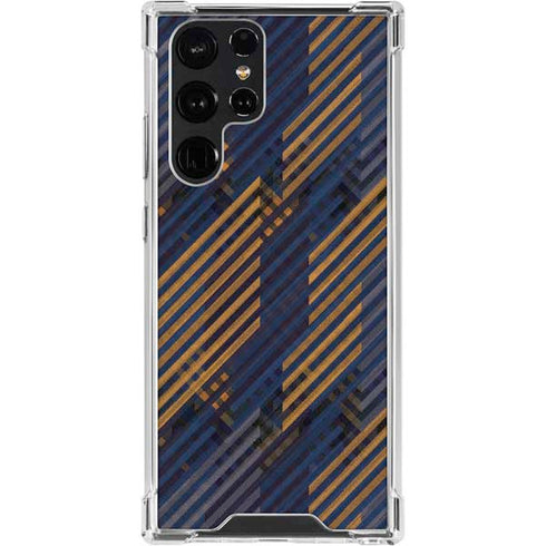 Retro Fall Pattern Galaxy S24 Ultra Clear Case