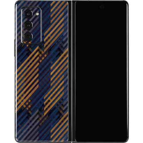 Retro Fall Pattern Galaxy Z Fold2 5G Skin