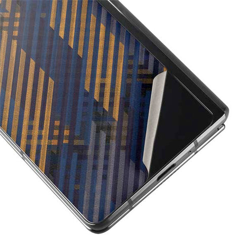 Retro Fall Pattern Galaxy Z Fold2 5G Skin