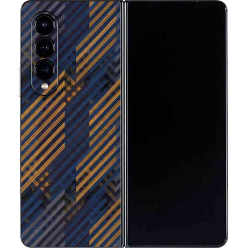Retro Fall Pattern Galaxy Z Fold4 5G Skin