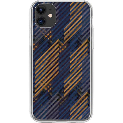 Retro Fall Pattern iPhone 11 Clear Case