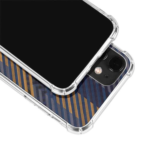 Retro Fall Pattern iPhone 12 Clear Case