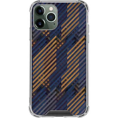 Retro Fall Pattern iPhone 12 Pro Clear Case