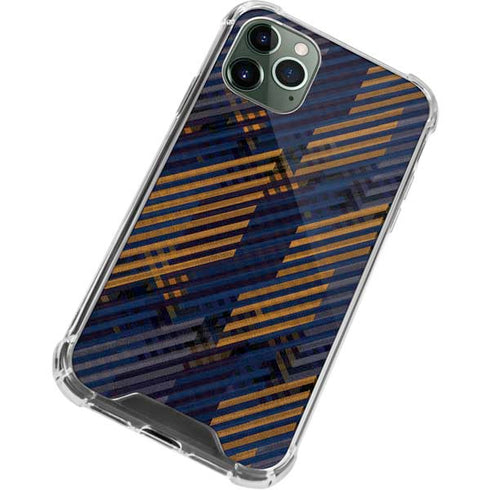 Retro Fall Pattern iPhone 12 Pro Clear Case