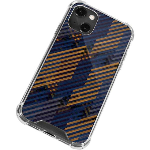 Retro Fall Pattern iPhone 13 Mini Clear Case