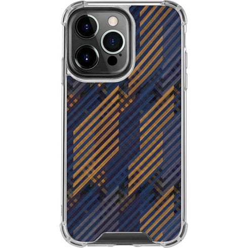 Retro Fall Pattern iPhone 13 Pro Clear Case