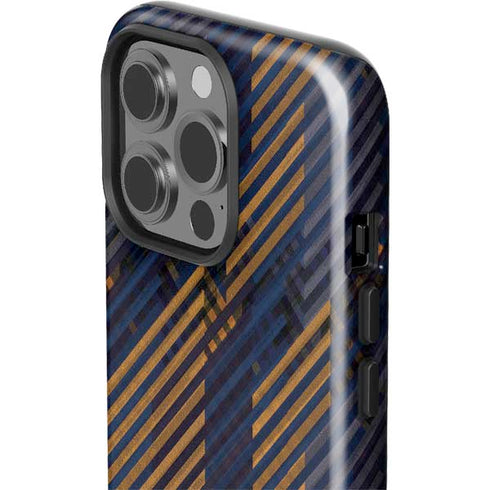 Retro Fall Pattern iPhone 14 Pro Impact Case