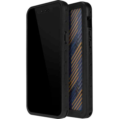 Retro Fall Pattern iPhone 14 Pro Waterproof Case