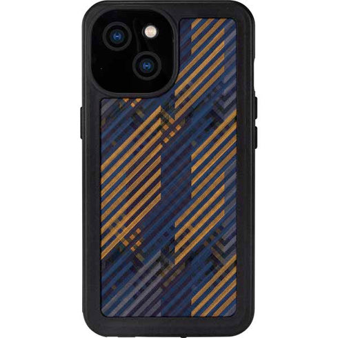 Retro Fall Pattern iPhone 15 Waterproof Case