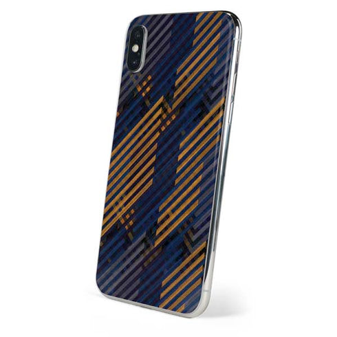 Retro Fall Pattern iPhone X Skin