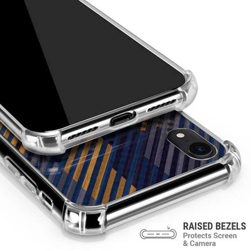 Retro Fall Pattern iPhone XR Clear Case