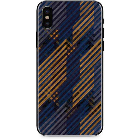 Retro Fall Pattern iPhone XS Skin