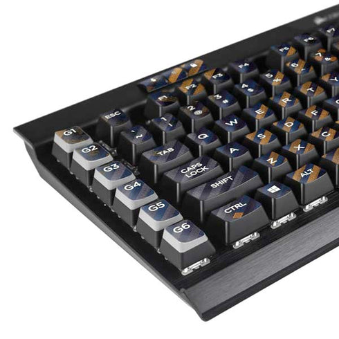 Retro Fall Pattern K95 RGB PLATINUM Mechanical Gaming Keyboard Skin