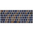 Retro Fall Pattern Magic Keyboard Skin