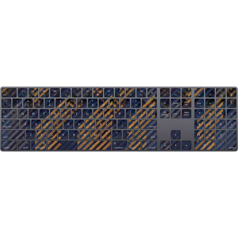 Retro Fall Pattern Magic Keyboard with Numeric Keypad Skin