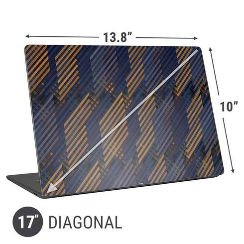 Retro Fall Pattern Universal Laptop 17in (13.8 x 10in) Skin