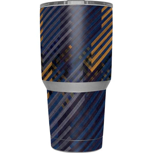 Retro Fall Pattern Yeti 30oz Rambler Tumbler Skin