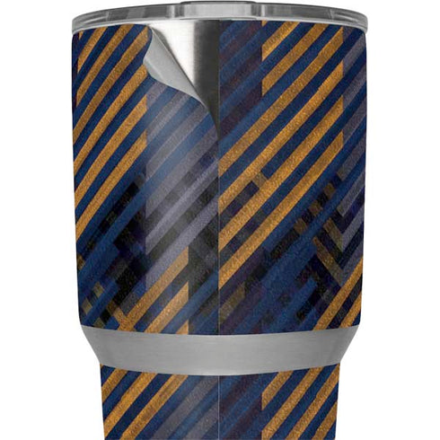 Retro Fall Pattern Yeti 30oz Rambler Tumbler Skin