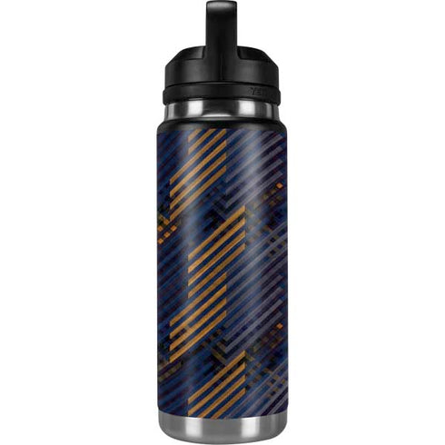 Retro Fall Pattern YETI Rambler 26oz Bottle Skin