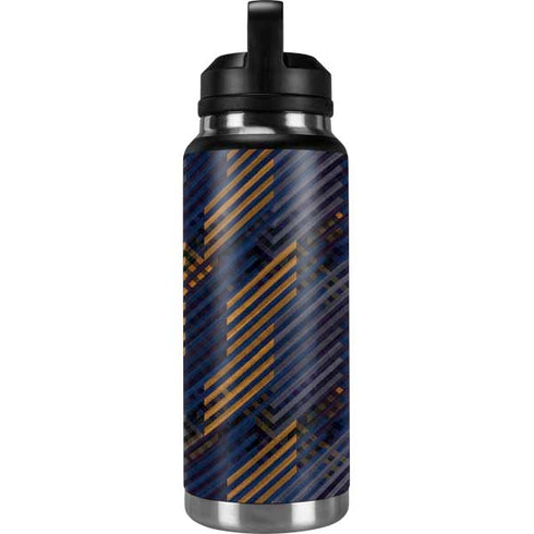 Retro Fall Pattern YETI Rambler 36oz Bottle Skin