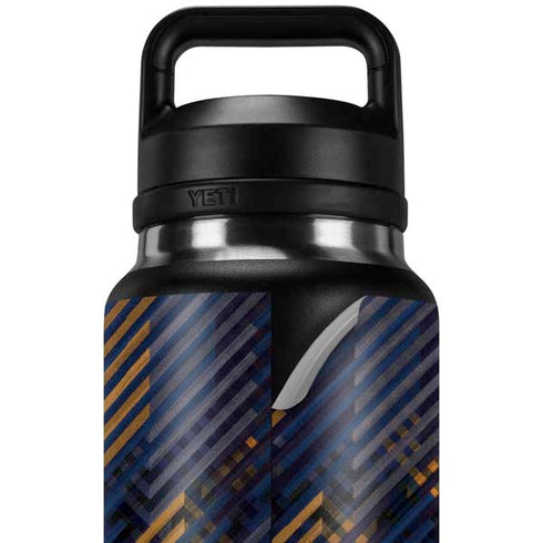 Retro Fall Pattern YETI Rambler 36oz Bottle Skin