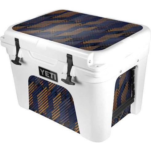 Retro Fall Pattern YETI Tundra 35 Hard Cooler Skin