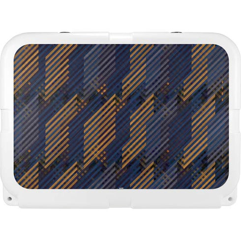 Retro Fall Pattern YETI Tundra 35 Hard Cooler Skin