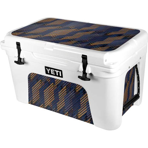 Retro Fall Pattern YETI Tundra 45 Hard Cooler Skin