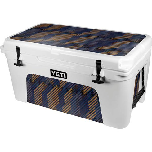 Retro Fall Pattern YETI Tundra 65 Hard Cooler Skin