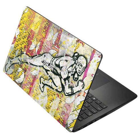 DC Comics The Flash Retro Abstract Running Pose Asus X502CA 15.6 Skin